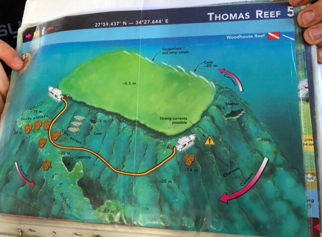 Thomas Reef ポイントマップ